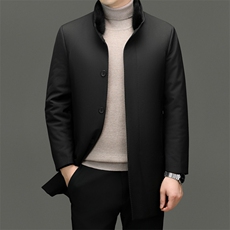 XL-YR8986新款冬季男士鸭绒羽绒服水貂毛领保暖外套修身风衣大衣，男装风衣，电商B360