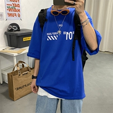T26（斑马线-有版权）港风日系几物风圆领短袖P30控价49，男装T恤，星座508（原C305）