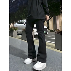 B221美式ins高街暗黑小众修身弹力休闲牛仔裤LK23010-P60控78，男装牛仔裤，电商B221