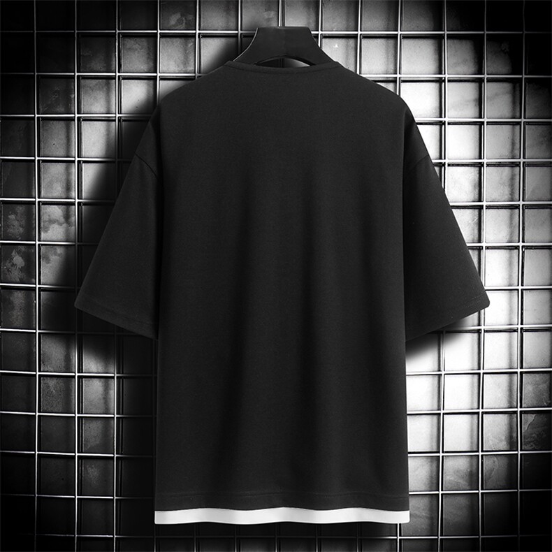 男士短袖网格挂拍体恤夏季休闲百搭纯色V领T恤男上衣TC3134-P30,男装T恤,星座717