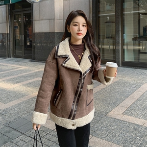 冬季新款 帅气机车皮毛一体棉服 287 F2255 P185 K268图片