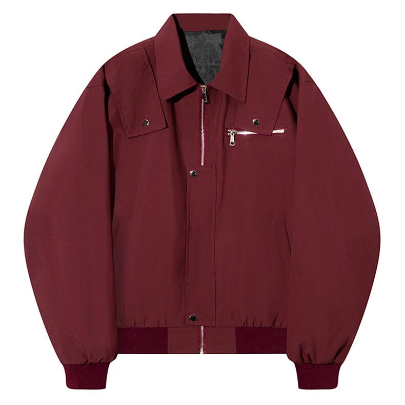JK759-特P35现货！2026新款美式机能工装痞帅夹克棒球服情侣外套,男装夹克,星座1811B