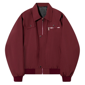 JK759-特P35现货！2026新款美式机能工装痞帅夹克棒球服情侣外套图片