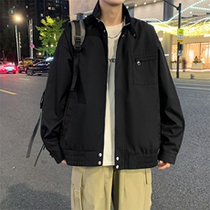 美式复古春季立领棒球服防水休闲夹克工装外套男A406JK3505P75，男装夹克，星座309（原A406）