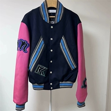 【有货】DLS168-特批88秋季款夹克粉袖KK外套学生男女情侣棒球服，男装夹克，星座603-2