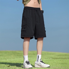 2026夏季工装短裤男宽松休闲裤直筒情侣款五分裤A436-6202-P35，男装牛仔裤，电商A436