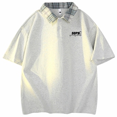 花灰绿格领
