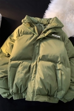 地毯美式潮流字母印花面包服白鸭绒羽绒服A247-YR214P195控258，男装羽绒服，电商A247