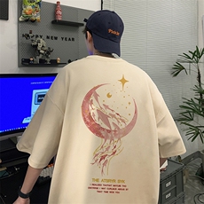 量大优供视频220克美式短袖t恤T2815得物直播有280克品质，男装T恤，电商A486