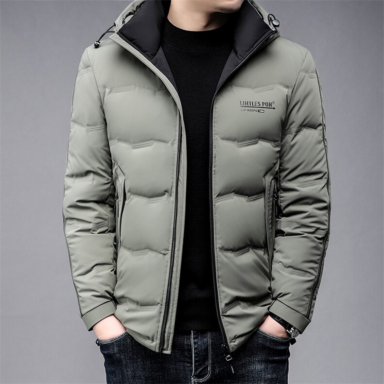B8303锦氨精品面料鸭绒90绒子含量男士高端羽绒服主推大货,男装羽绒服,钱塘207-3