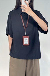 高品质老钱风亚麻男士polo衫短袖衬衫领T恤夏装宽松半袖S433-特25图片