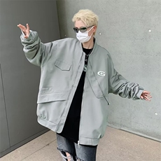 美式街头设计感棒球服外套男秋季潮外套W185P60，男装夹克，星座1116-2