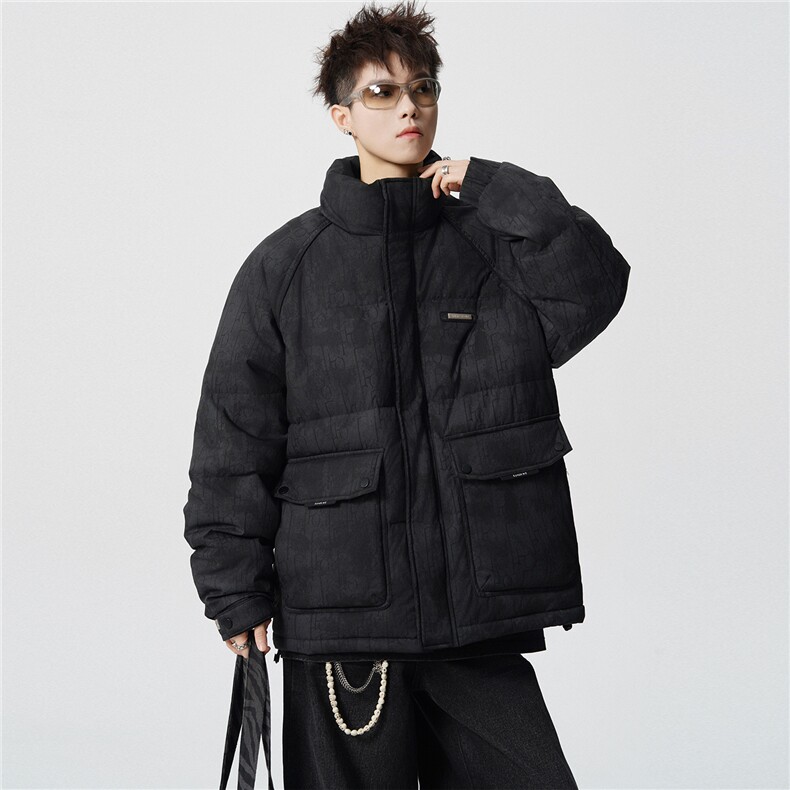 L-4XL B353 9919 P195 黑色2025冬羽绒服【标50控活动价328】图片