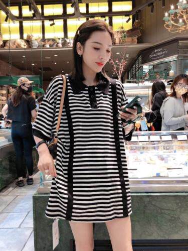 韩版Polo领裙T，女装，一杭