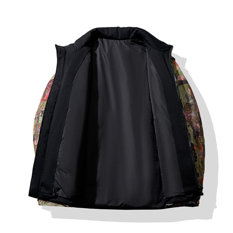 男士短款立领羽绒服90白鸭绒D213-41046-P550,男装羽绒服,电商D213