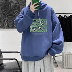 8XL连帽卫衣男大码胖子帽衫大号运动服WY2376-P35，男装卫衣，电商A040