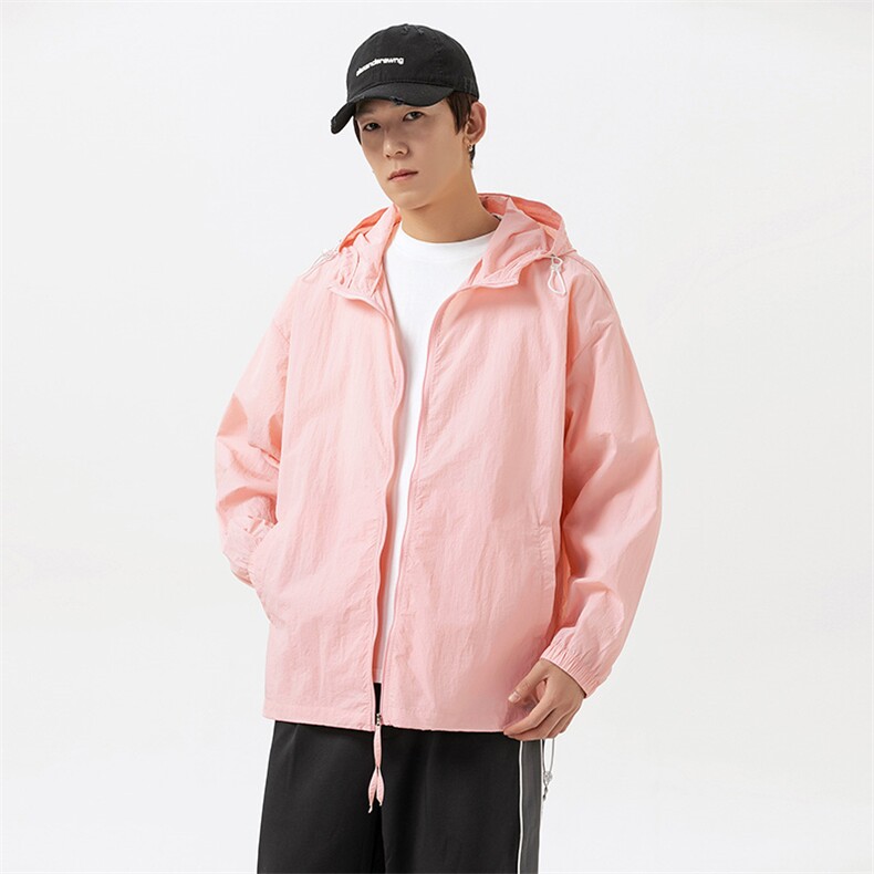 F777P45防晒指数50+薄款宽松大码港风防晒衣夹克皮肤衣，男装防晒衣，星座1204-3