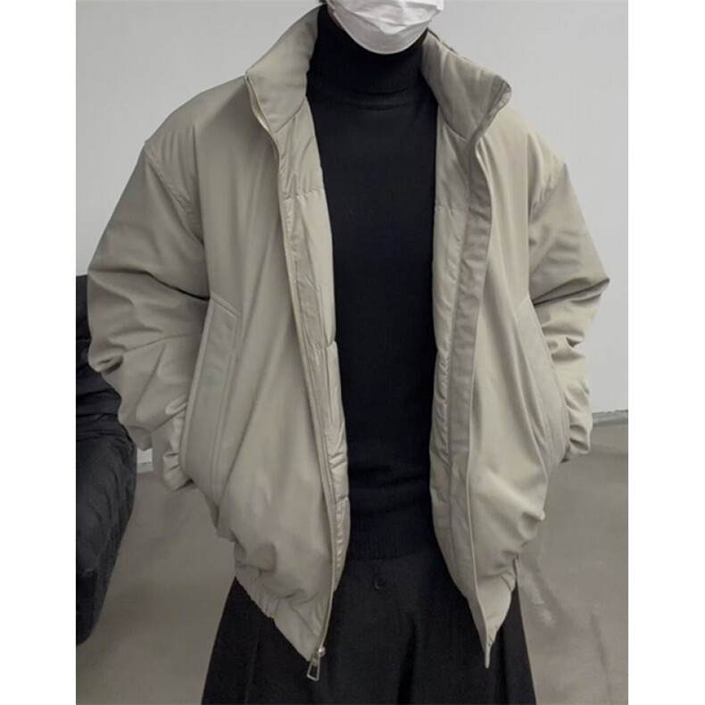 加绒工装高品质立领加厚棉服男秋冬季立领休闲上衣服JMY12,男装棉衣,星座1116A（原606A-3）