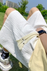 提花休闲运动短裤男生宽松潮流百搭夏学生五分裤XZ514-2-1532-P38，男装牛仔裤，星座514-2(原B239)