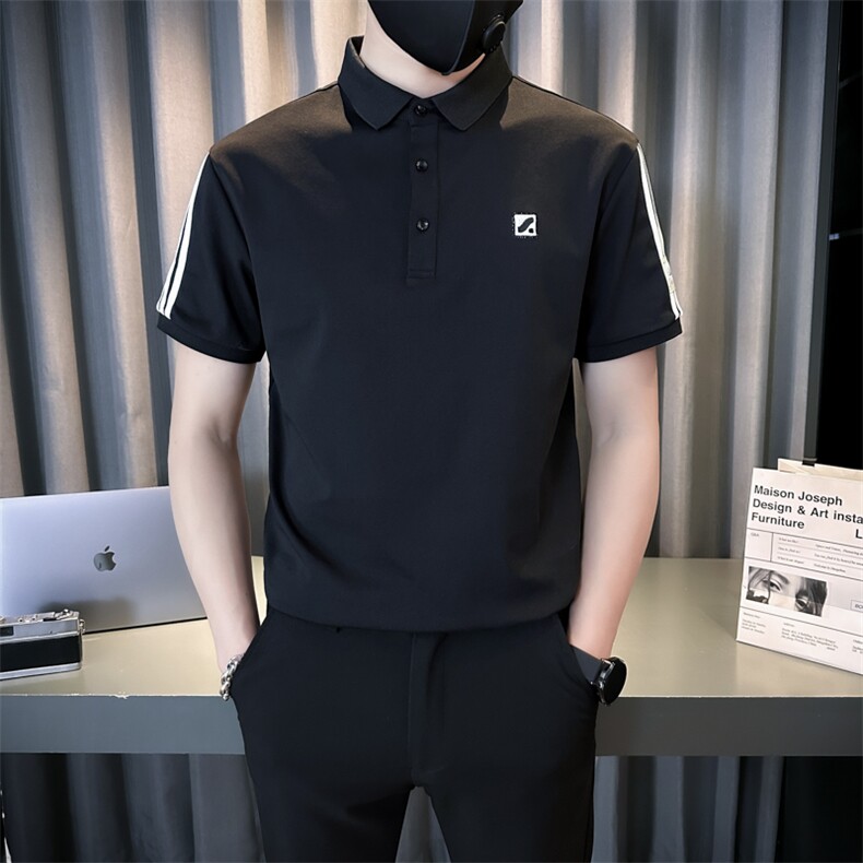 小伙风短袖T恤男夏季薄款Polo衫,男装Polo衫,电商B340