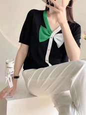 夏装亚新款短袖，其它，蓝涩萱(3F)