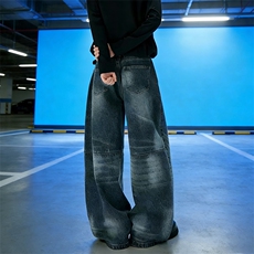 宽松直筒牛仔裤男长裤A153-P50，男装牛仔裤，电商D312