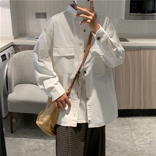 纯棉 2026秋季纯色休闲外套 //A338-1 J91 P5068  大货主推图片