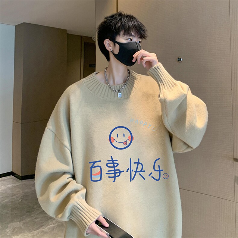 半高领毛衣男士大码针织衫男毛线衣男M18183-P45加绒款-P65,男装针织衫/毛衣,电商A040