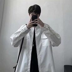 长袖衬衫男港风日系外套C0002P32，男装衬衫，星座1116-2