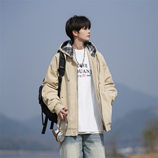 109-JK2517-P85秋季新款纯棉连帽夹克外套控138，男装夹克，星座109