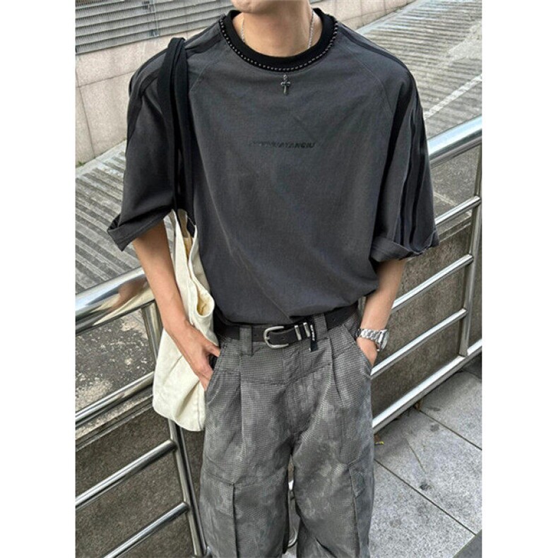 慵懒潮流短袖T时尚原宿简约气质百搭无品牌流行日系文艺 TS279图片