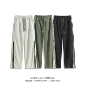 抖音品质夏季新款机能拉链潮流宽松休闲裤B315-K25420-特p35控68图片
