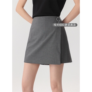 简约半身裙女2025春夏新款小个子高腰百搭短裙图片