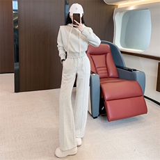 浅灰色上衣+浅灰色裤子（套装）