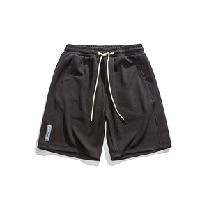 夏季新款多色潮牌短裤男生五分裤宽松休闲简约风裤子K22322-P22,呢子大衣下身搭配什么裤子好看图片