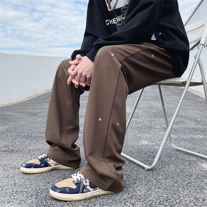 2023春夏新款西裤男韩版潮流高街帅气ins宽松百搭休闲裤K3365-P36图片