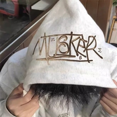 美式字母刺绣~硬挺连帽卫衣男秋冬季设计感新款重磅个性上衣，男装衬衫，星座1210-1