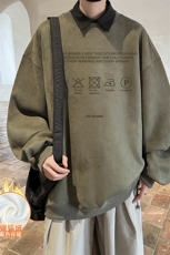 量大优可提供视频麂皮绒卫衣圆领HD019-1-LPYL4196JR-P40，男装卫衣，电商019-1