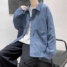 春秋季百搭休闲宽松灯芯绒夹克男士JK153-P60，男装夹克，星座1204