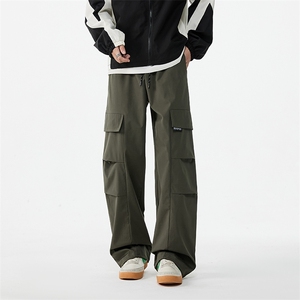户外机能风秋季新款潮流双褶设计宽松冲锋裤B315-K829-特p35控68图片