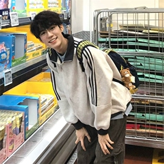 抖音得物高品质26春装美式高街重磅结构拼接织带立领卫衣外套CM42，女装短外套，电商A486