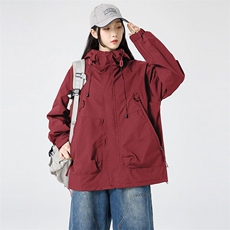 美式休闲户外冲锋衣外套男女款秋季2025新款高级感宽松运动山服登，男装夹克，星座1210-1