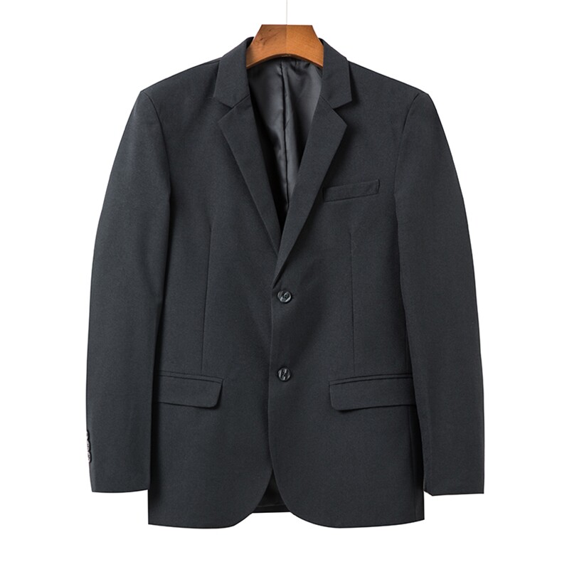 男装西服外套2023春秋季新款爸爸装上衣中年男士商务休闲纯色外套,男装西服,电商B212（原钱塘6029）