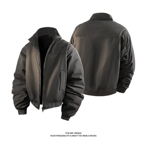 首单15W件cleanfit立领飞行员棉服短款男5D4084-TP59不