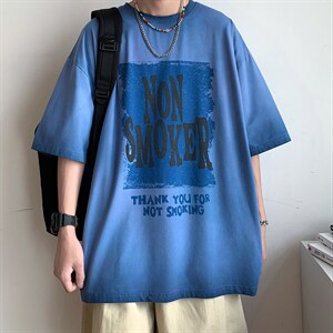 新款短袖港风模特潮牌纯手感落肩宽松胖子T恤TC3126-P33控48图片