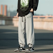2023秋款户外cityboy休闲裤男日系外景透气刺绣束脚裤K23905-P45，男装休闲裤，电商A082