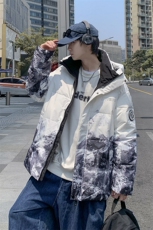 现货外贸侧飞图立领光板团体服班服宽松韩版情侣学生外套羽绒服，男装羽绒服，星座301D-5(原星座1415）