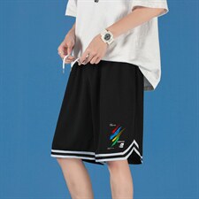 ！2023夏季薄款男士运动短裤冰丝宽松篮球速干五分裤DK11P25,男装休闲裤,电商B220