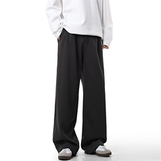A408-24K86061-P55-X79-M-3XL秋冬款宽松美式hiphop垂感直筒长裤，男装休闲裤，电商A408