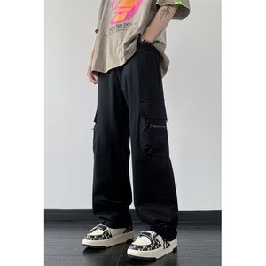 B221 美式ins街头hiphop宽松休闲多口袋工装裤子 LK23120-P65控88图片
